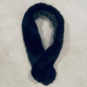 Vintage French Faux Fur Fancy Scarf from Poivre Blanc.